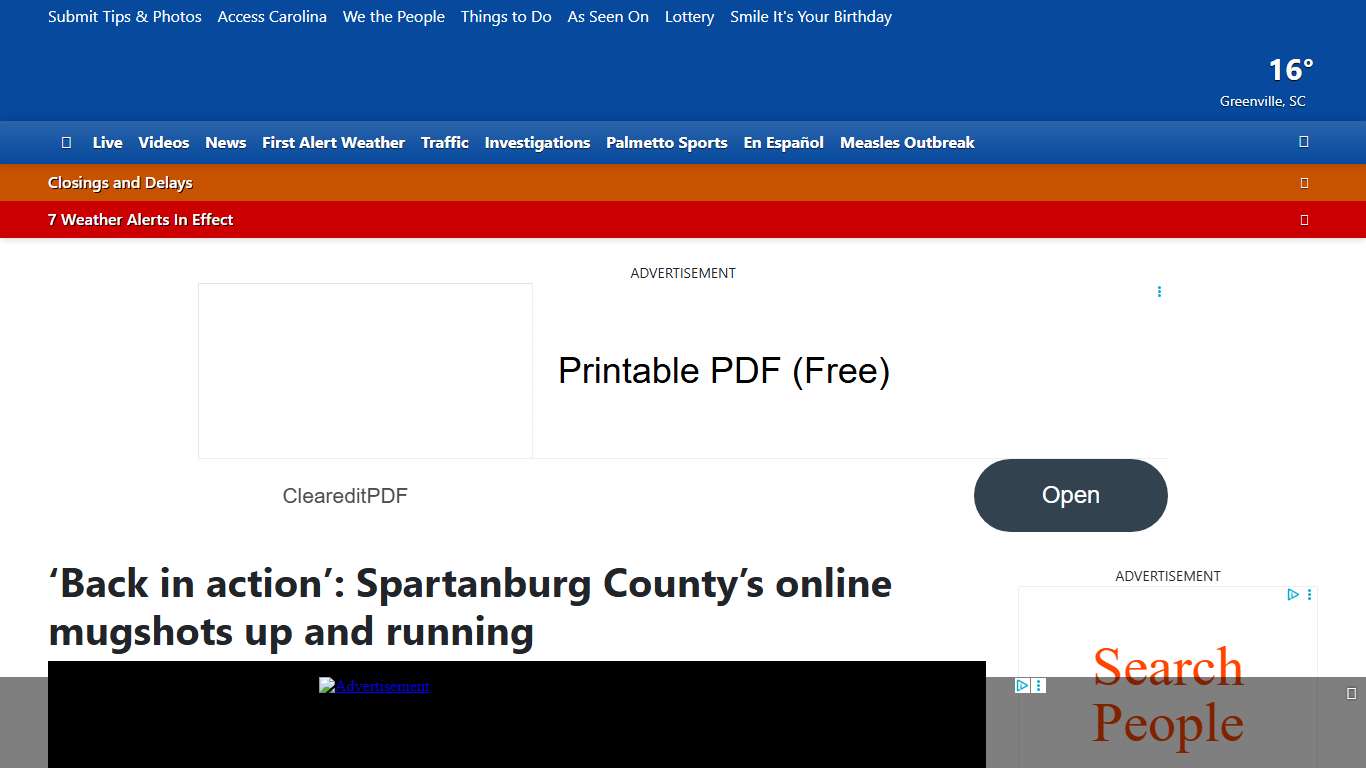 ‘Back in action’: Spartanburg County’s online mugshots up and running